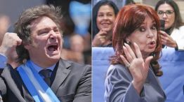 Milei y Cristina