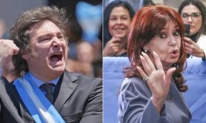 Milei y Cristina