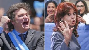 Milei y Cristina