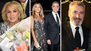Mirtha Legrand, María Belén Ludueña y Jorge Macri, Daniel Vila 