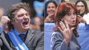 Milei y Cristina