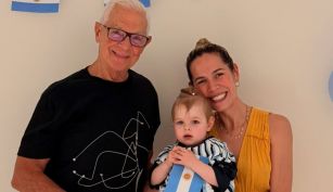 Eduardo y Elina Costantini con Kahlo Milagro