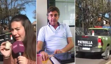 Alejandro Stoessel atacó a piedrazos a la prensa