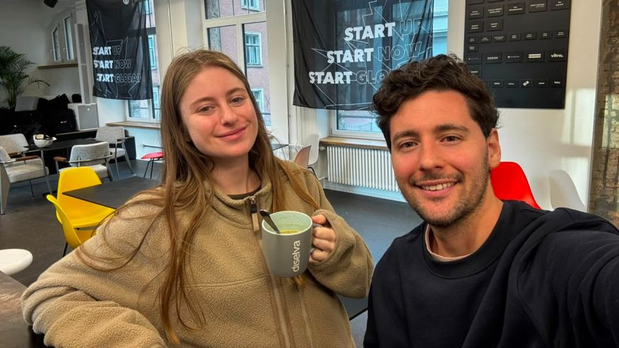 Lucas Tortonese y Michelle Benenzon co-fundadores de Menta