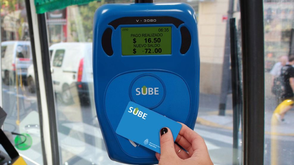 Saldo negativo SUBE