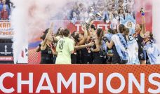 Las Leonas, tricampeonas del mundo.
