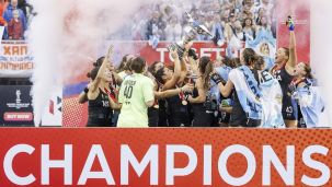 Las Leonas, tricampeonas del mundo.
