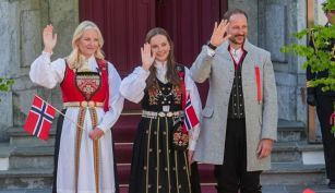 Mette-Marit, Ingrid Alexandra y Haakon