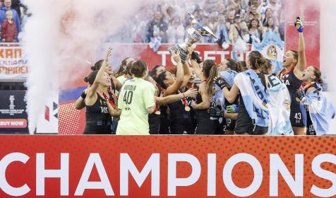 Las Leonas, tricampeonas del mundo.