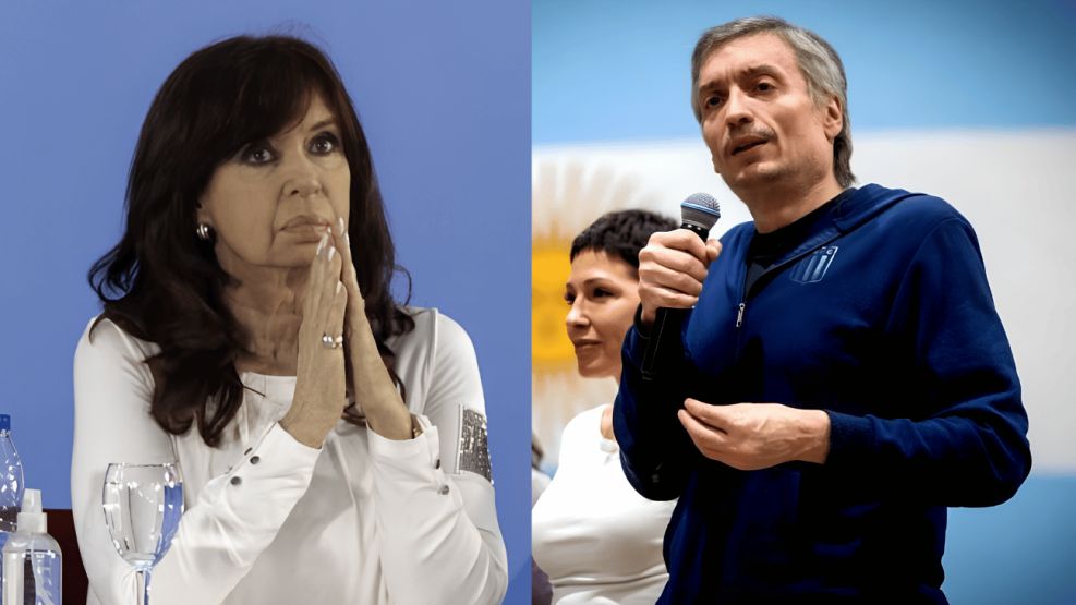 Cristina y Máximo Kirchner