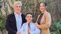 Lourdes Sánchez y el Chato Prada mostraron las mejores fotos de la Primera Comunión de su hijo Valentín