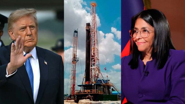 Donald Trump, Petróleo y Delcy Rodríguez  