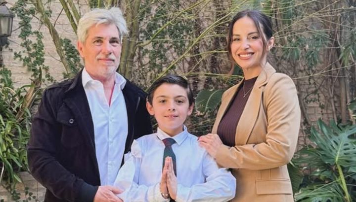 Lourdes Sánchez y el Chato Prada mostraron las mejores fotos de la Primera Comunión de su hijo Valentín