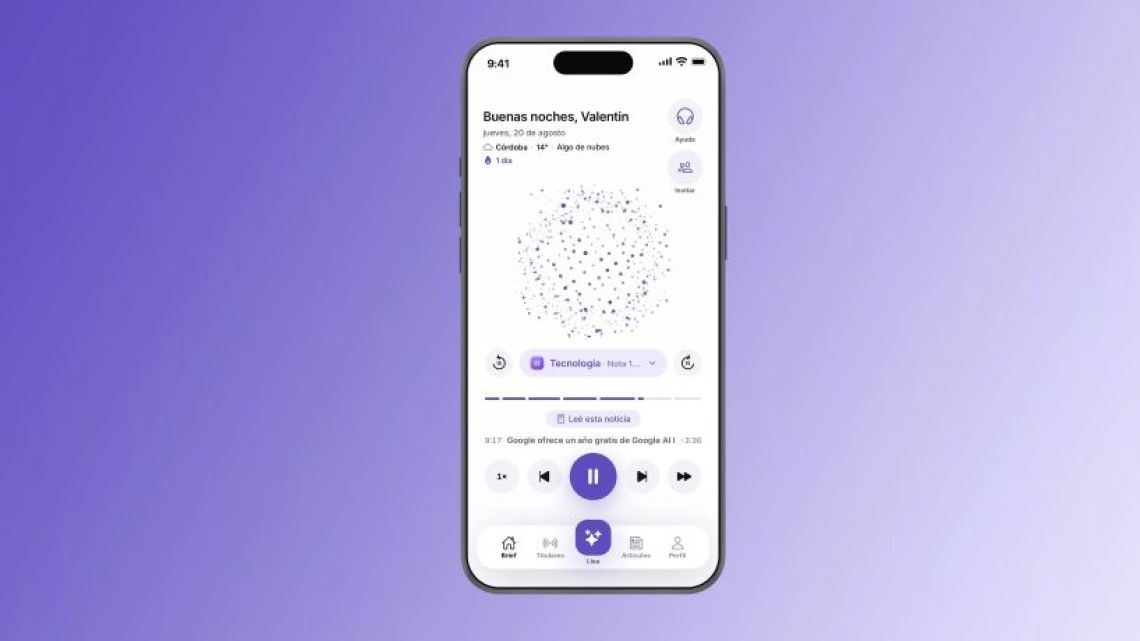 Lisa, la app que usa IA para contar “noticias a la carta” en nueve minutos Lisa, la app que usa IA para contar “noticias a la carta” en nueve minutos