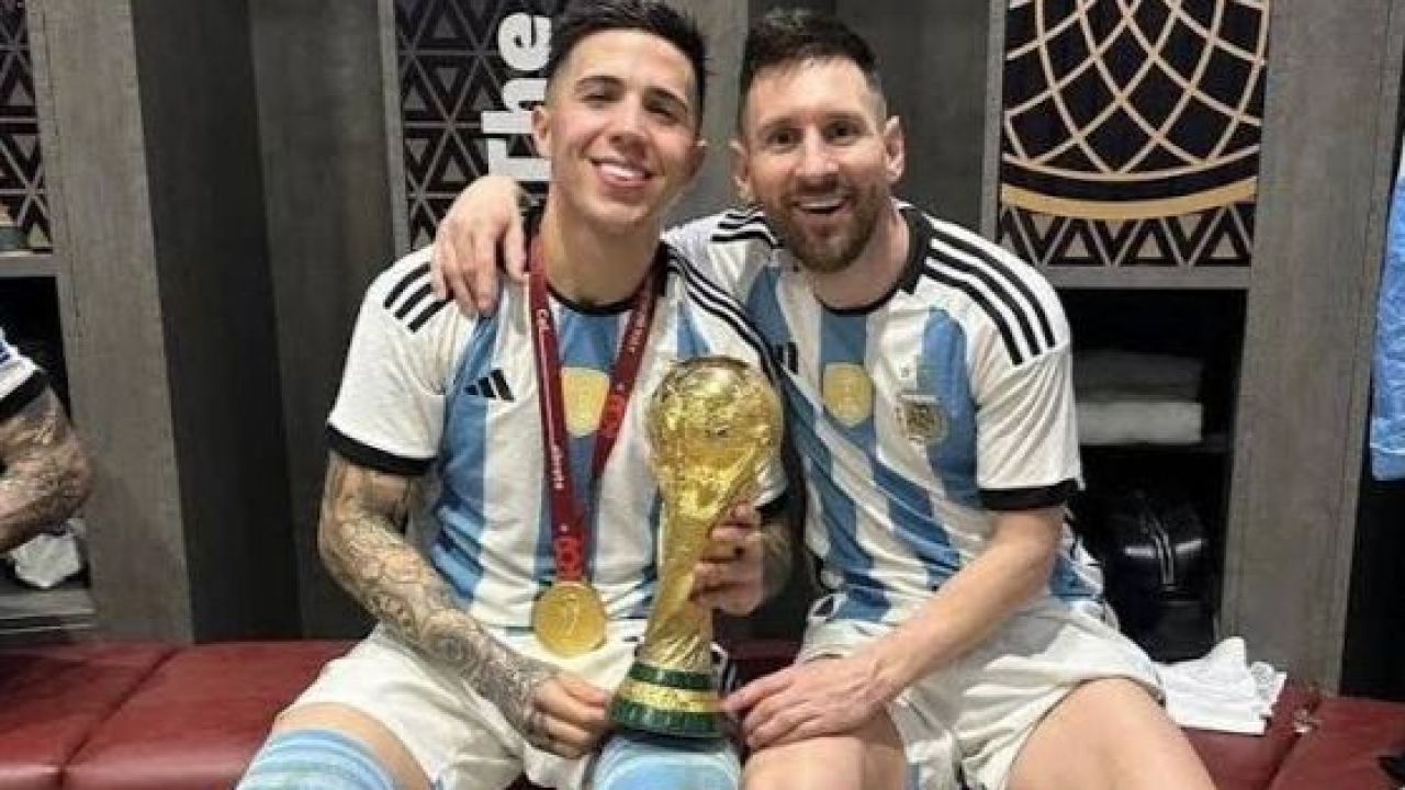 Messi & Enzo | Foto:CEDOC
