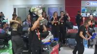 Las Leonas en Ezeiza