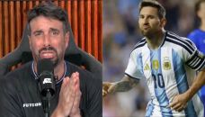 Flavio Azzaro y Lionel Messi