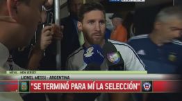 Retiro de Lionel Messi en 2016