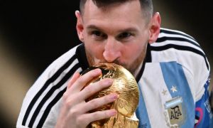 Lionel Messi con la Selección Argentina 