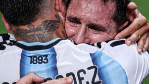 Messi y Enzo