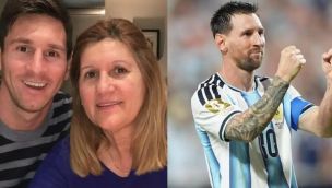 Lionel Messi y su mamá, Celia
