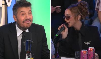 Marcelo Tinelli y Ángela Torres