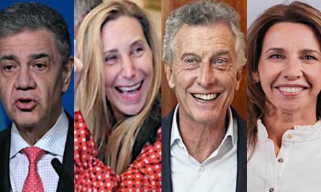 Jorge Macri, Karina Milei, Mauricio Macri y Pilar Ramirez 31082026