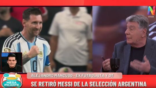 Exclusivo de 'Mesa Picante': Alejandro Mancuso consideró que Lionel Messi debe ser aplaudido "de pie" e idolotrado de por vida