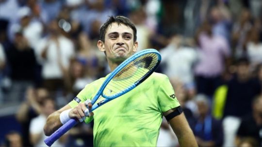 Histórico: Mariano Navone le ganó a Novak Djokovic en cinco sets en el US Open