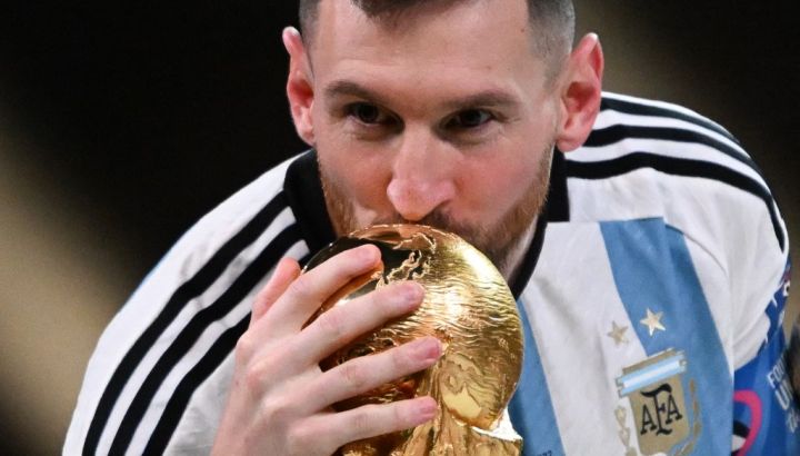 Lionel Messi con la Selección Argentina 