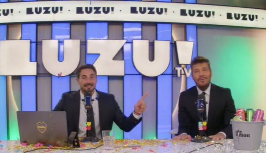 Nico Occhiato y Marcelo Tinelli