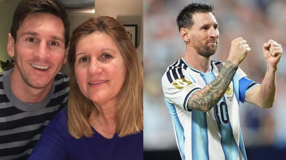 Lionel Messi y su mamá, Celia