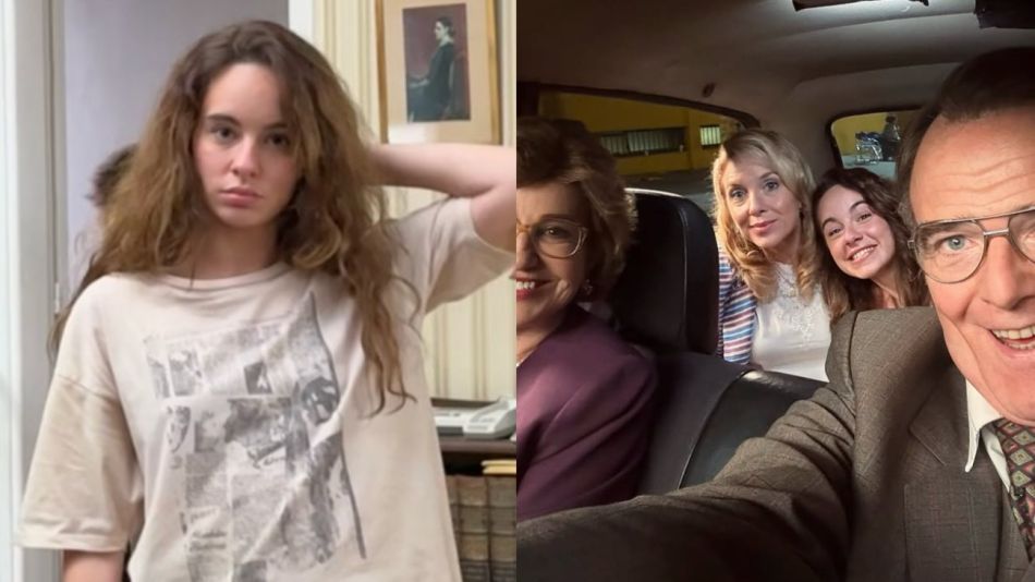 Maite Lanata y el elenco de la serie "Barreda"