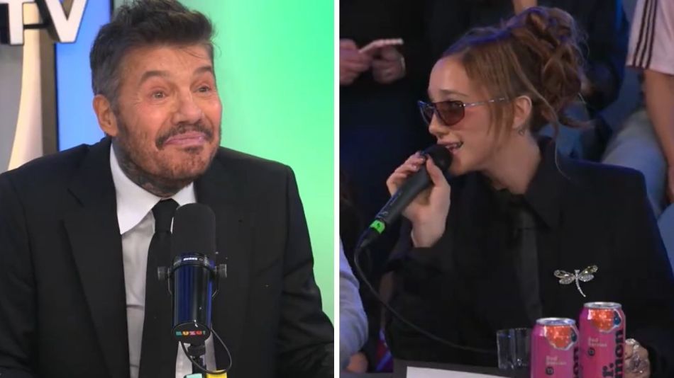 Marcelo Tinelli y Ángela Torres