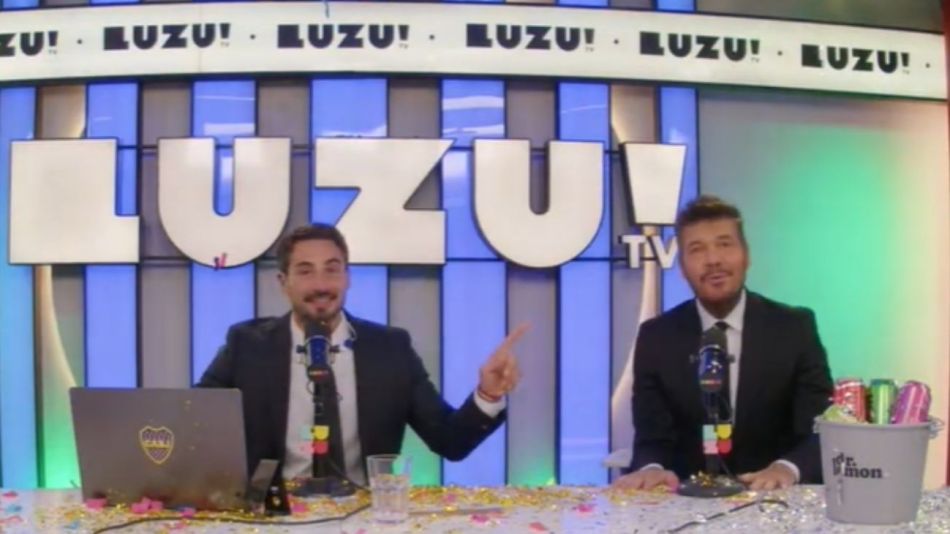 Nico Occhiato y Marcelo Tinelli
