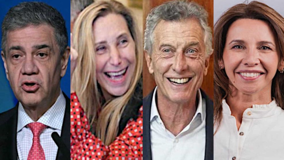 Jorge Macri, Karina Milei, Mauricio Macri y Pilar Ramirez 31082026