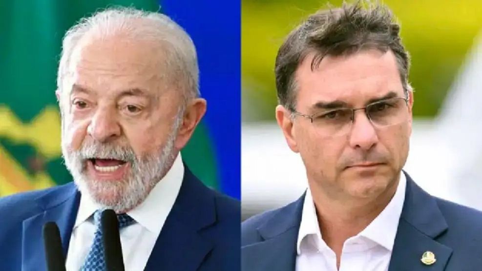 Lula Da Silva y Flávio Bolsonaro