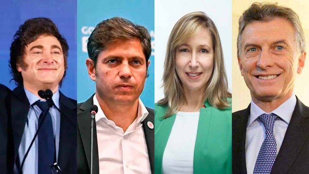 Milei, Kicillof, Bregman y Macri