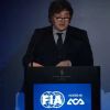 Javier Milei en el Congreso de la FIA: apoyo al ACA y el deseo del regreso de la Fórmula 1 a la Argentina