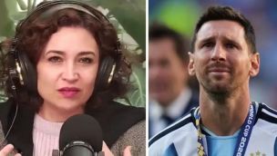 Julia Mengolini y Lionel Mess