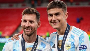 Paulo Dybala y Lionel Messi