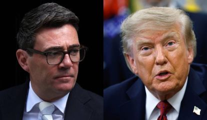 Andy Burnham y Donald Trump