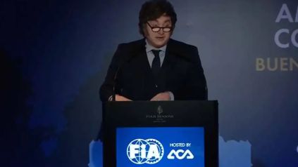Javier Milei en el Congreso de la FIA: apoyo al ACA y el deseo del regreso de la Fórmula 1 a la Argentina