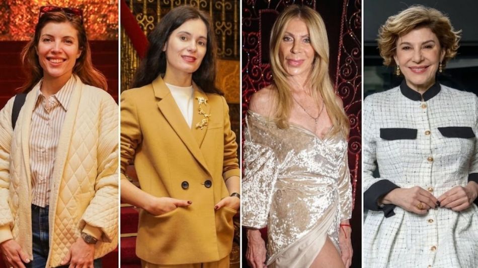 Josefina Scaglione, Mercedes Laconi, Silvia Pérez y Carolina Papaleo