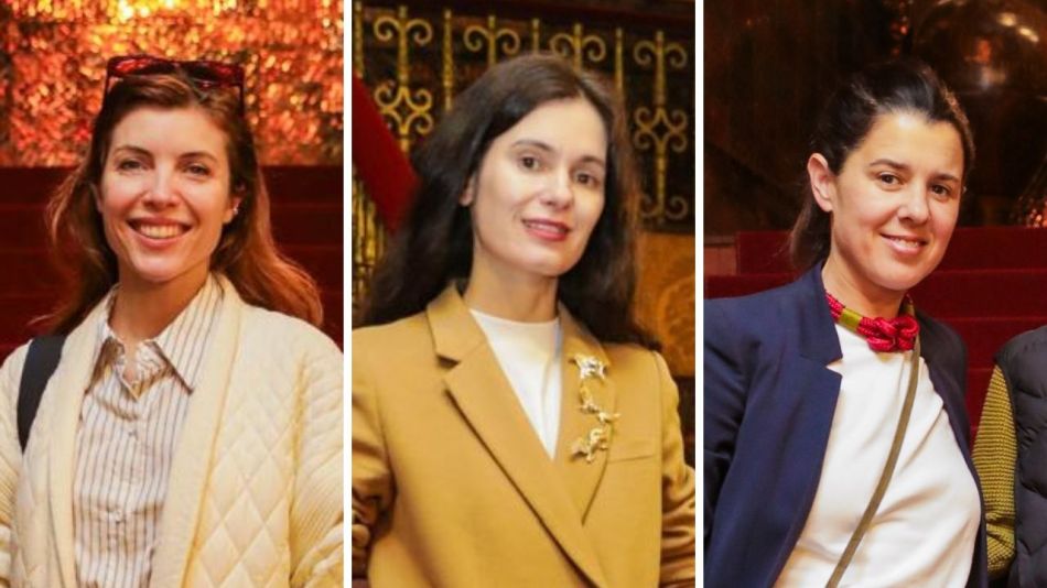 Josefina Scaglione, Mercedes Laconi Sundbland de Sánchez Elia y Victoria Erausquin de Paz