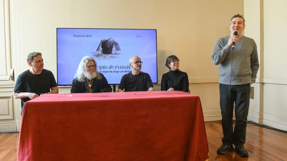 Presentación a la prensa de Principio de Éxtasis
