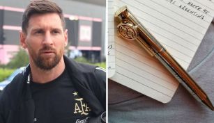 Lionel Messi, lapicera Giratiempo