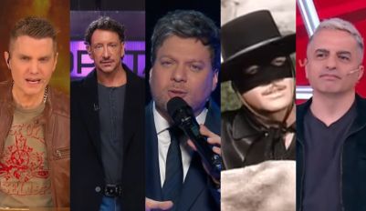 Santiago del Moro, Nico Vázquez, Guido Kaczka, El Zorro y Ángel de Brito