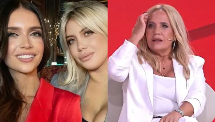 La reacción de Zaira y Wanda Nara al debut de su mamá en LAM: sorpresa y desconcierto