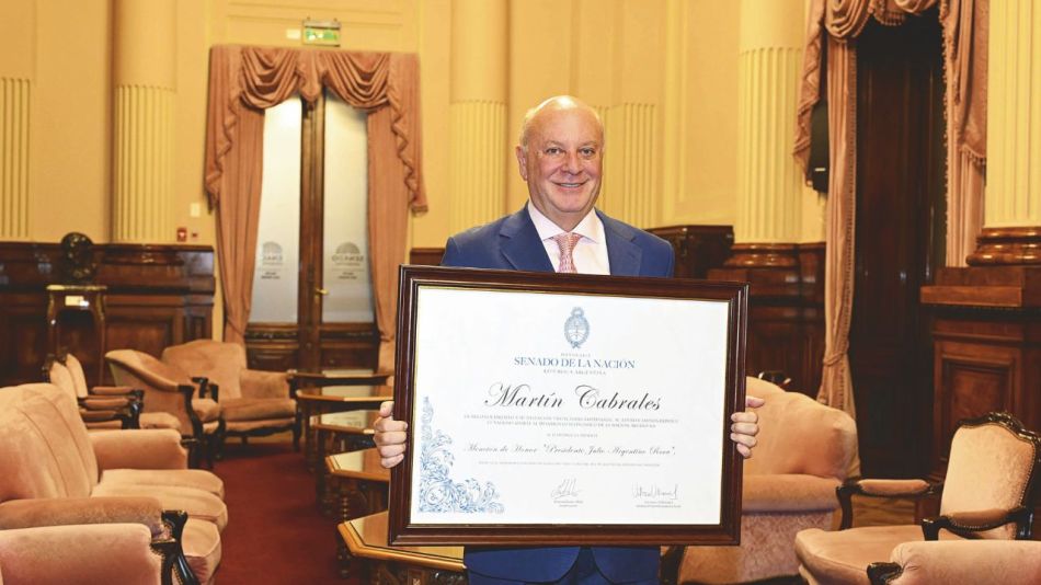 Marín Cabrales en el Palacio Legislativo